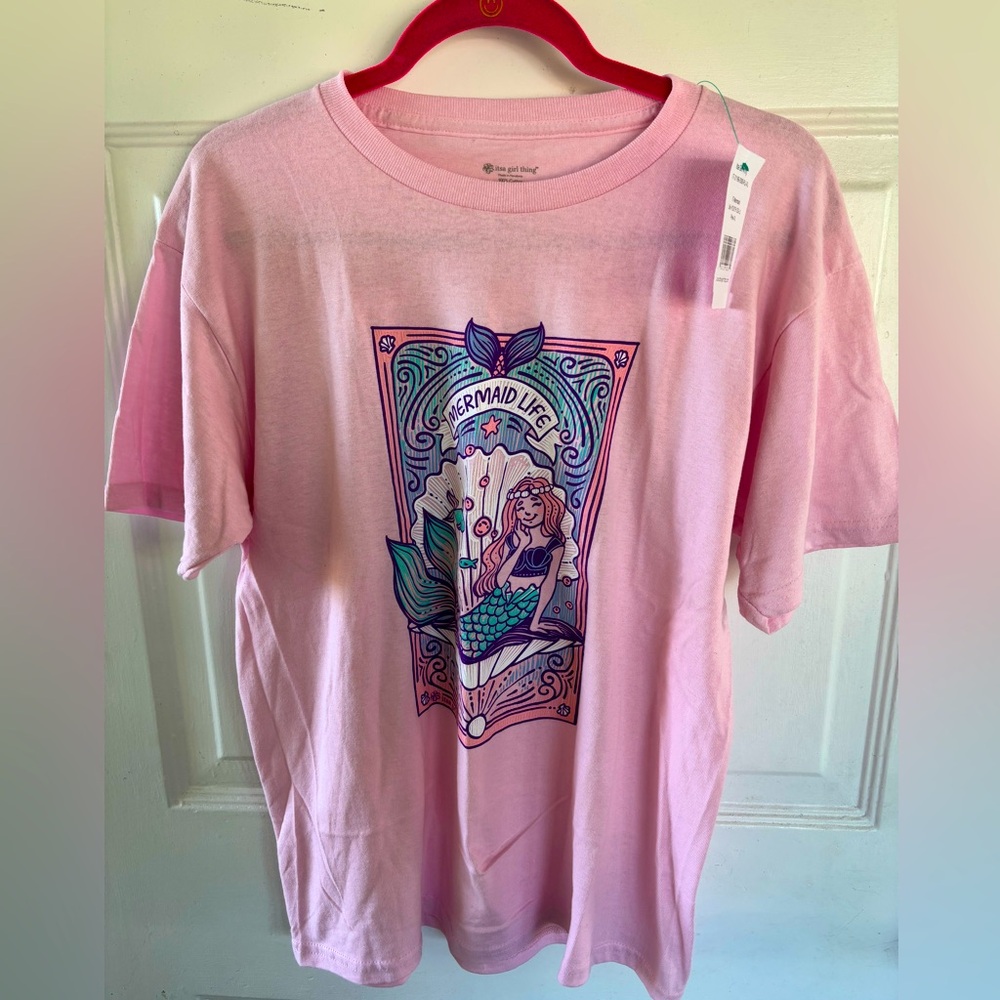 It’s a girl thing Mermaid Life Tee NWT
